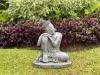 Artikelbild 2 des Artikels “Vivit - Buddha entspannt - rechtes Knie hoch, 45 cm H | Steinguss “